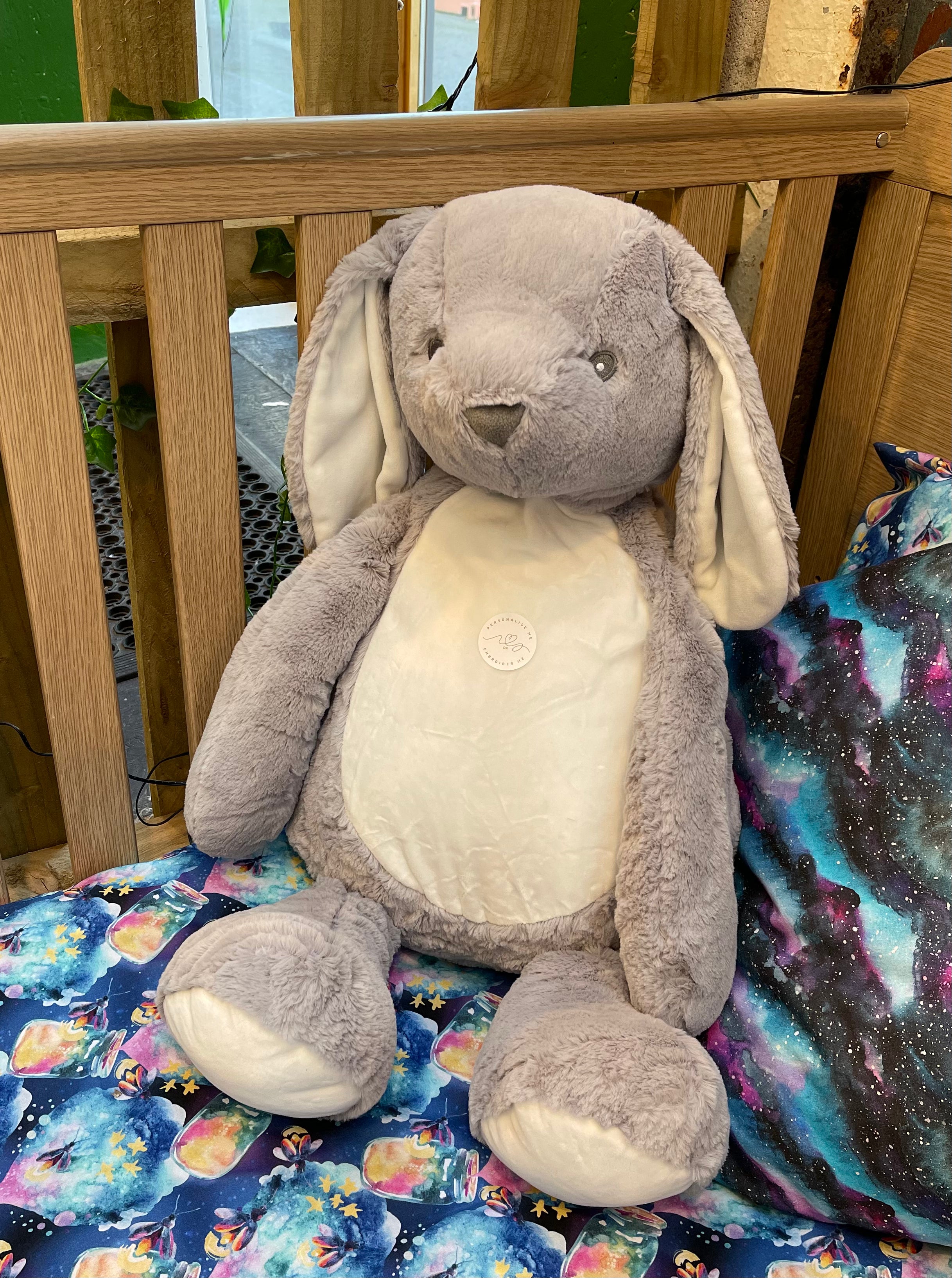 XXL Grey Bunny Teddy
