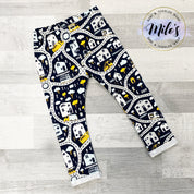 Road Map Leggings - Navy