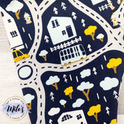 Road Map Leggings - Navy