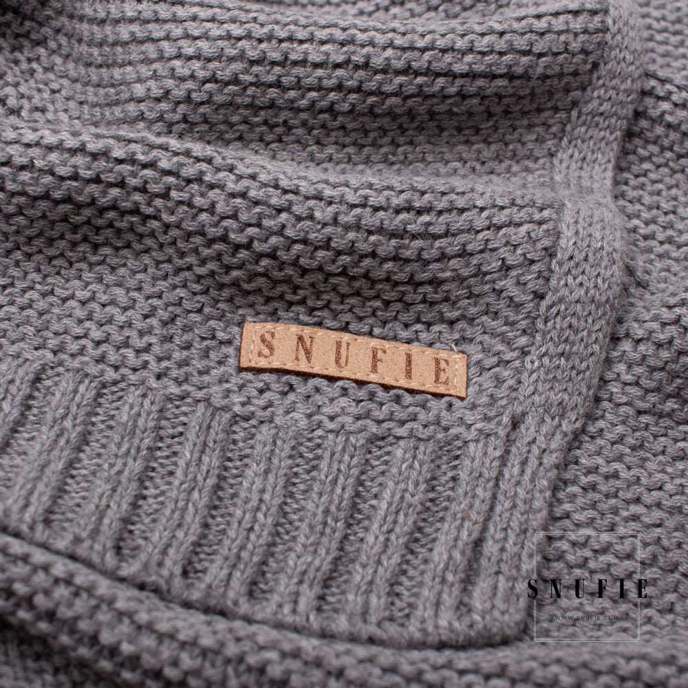 Snufie Super Soft Baby Blanket - Soft Grey