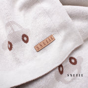 Snufie Super Soft Baby Blanket - Neutral Cars