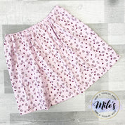 Flowers & Hearts Circle Skirt