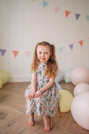 Cotton Sun Dress with twist back detail - Birthday