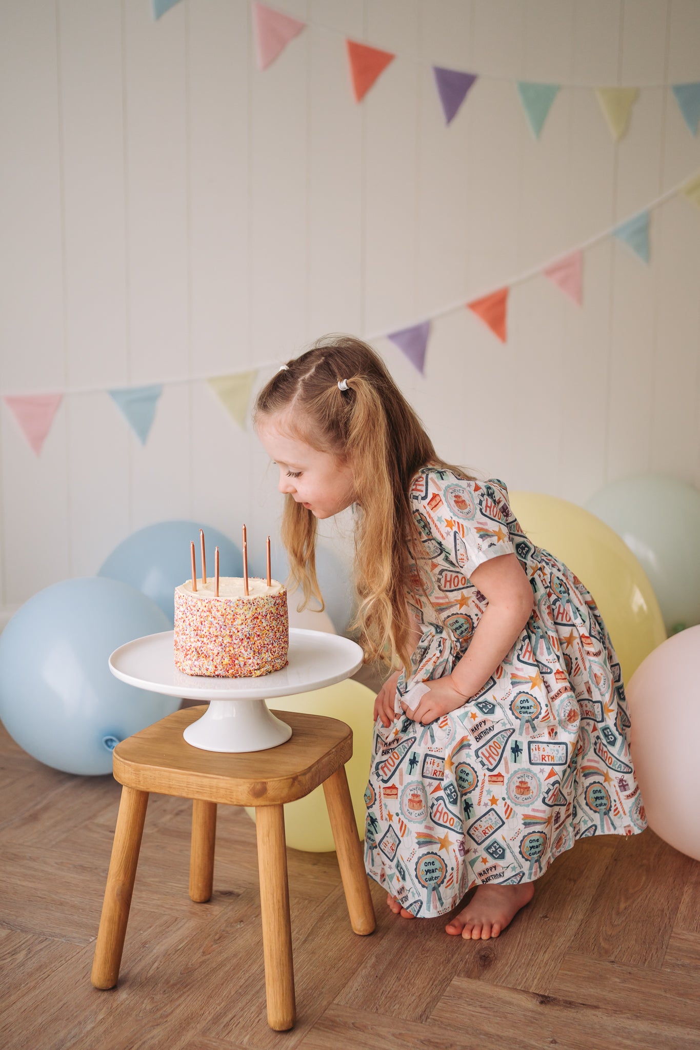Cotton Sun Dress with twist back detail - Birthday