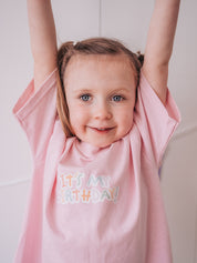 'It's My Birthday' Pink Birthday Tee - 5/6 Years