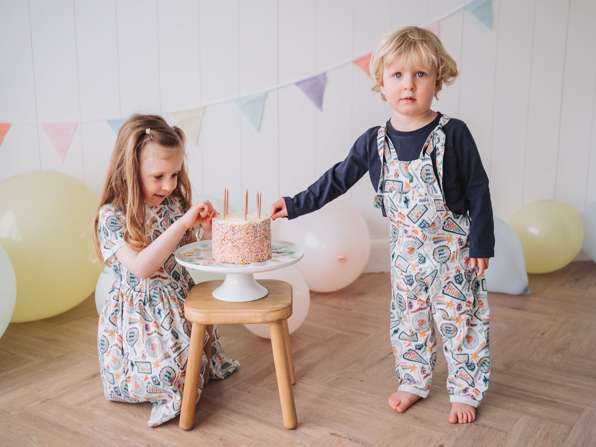 Slouch Dungarees - Birthday
