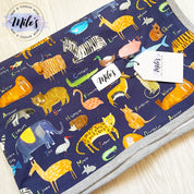 AlphaZoo Blanket - Navy