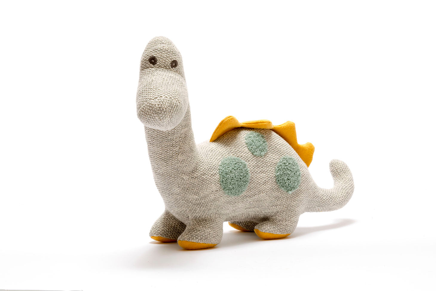 Organic Large Grey Diplodocus Dinosaur Soft Toy