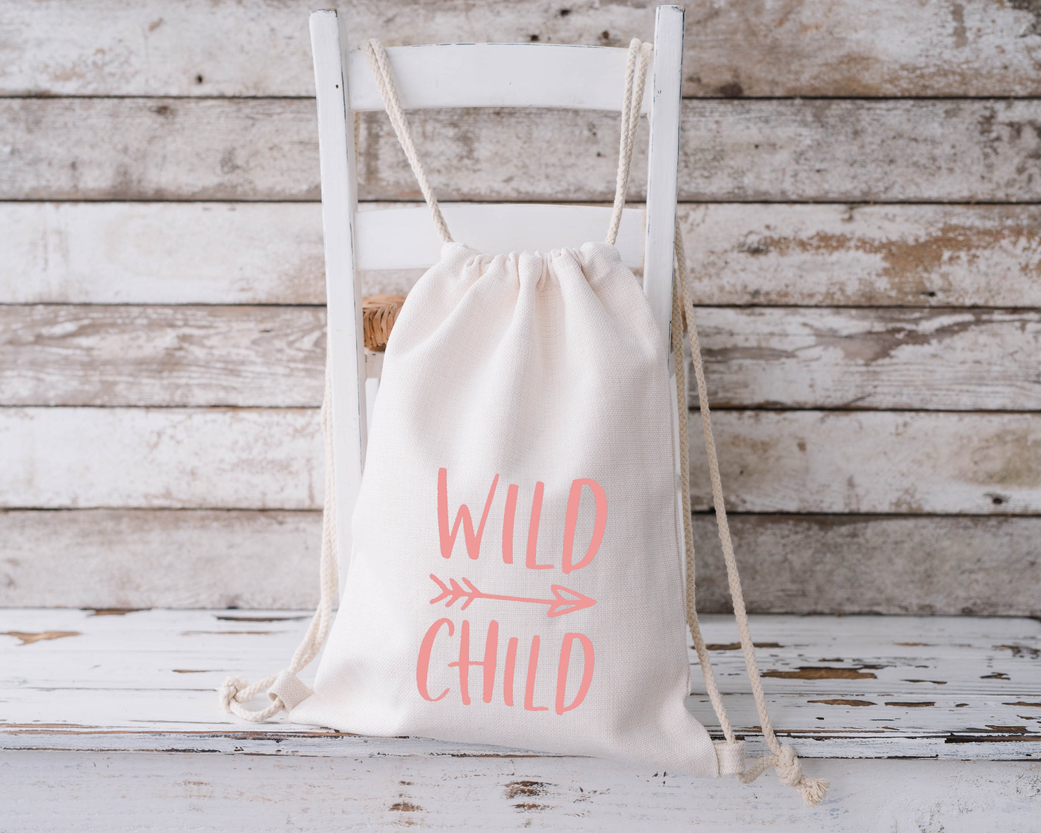 Wild Child Drawstring Bag